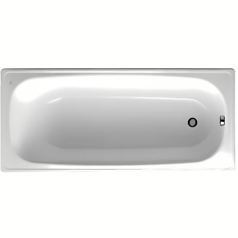 Pravokutna kada Jika Riga 170x70 cm od emajliranog čelika s klasičnim oblikom i elegantnim izgledom.