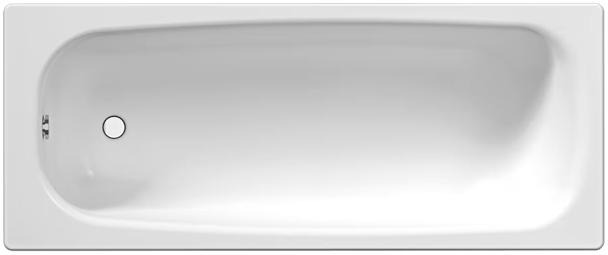 Pravokutna kada Jika Tanza 160x70 cm od emajliranog čelika, lijeva i desna izvedba