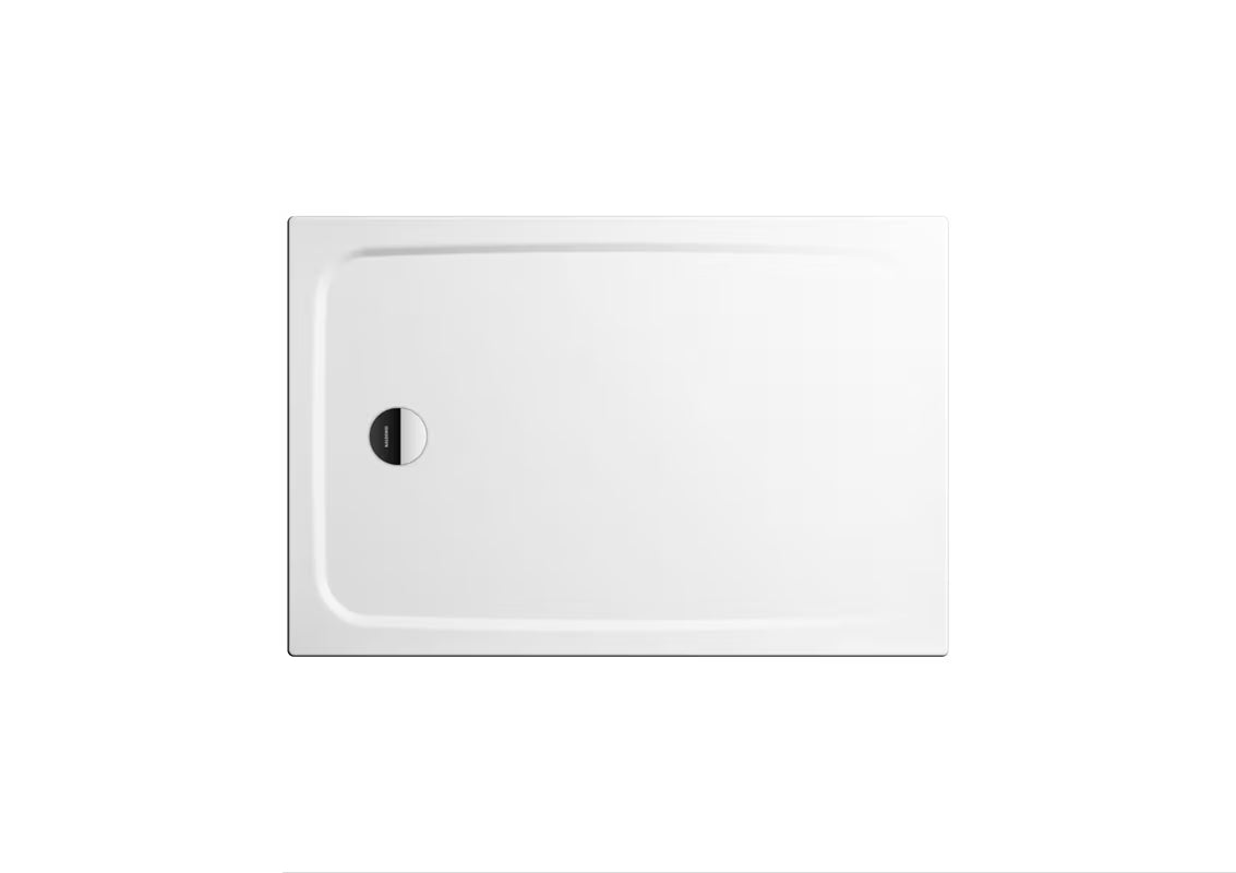 Pravokutna tuš kada Kaldewei Cayonoplan 120x80 cm u alpsko bijeloj boji od emajliranog čelika.