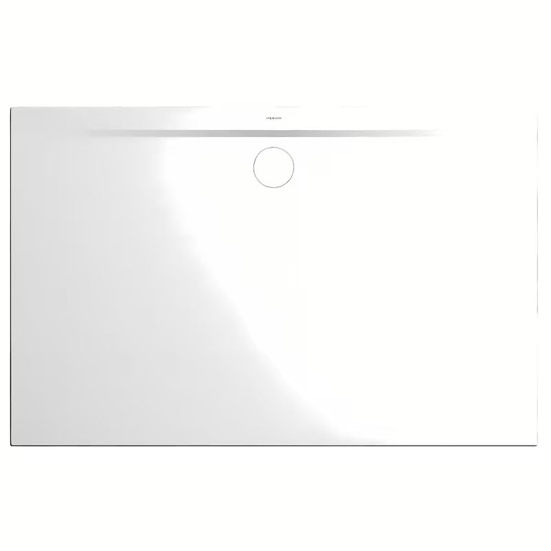 Bijela pravokutna tuš kada Kaldewei Superplan Zero 80x150 cm od emajliranog čelika