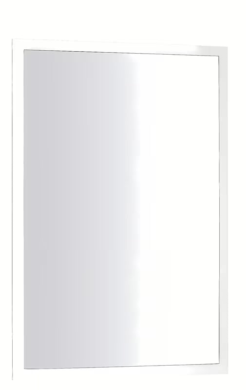 Pravokutno kupaonsko ogledalo Keramia Pro 55x80 cm u bijeloj boji, vertikalna orijentacija