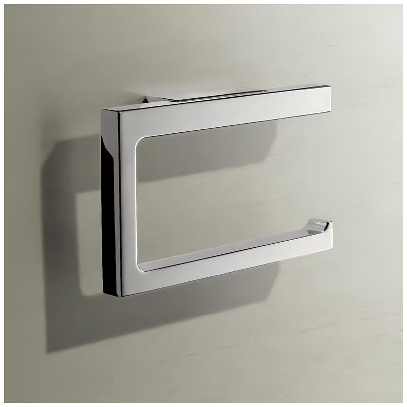 Kromirani zidni držač toaletnog papira Keuco Edition 11 jednostavnog elegantnog dizajna.