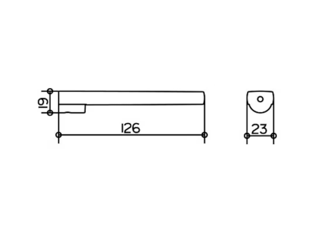 Kromirani zidni držač toaletnog papira Keuco Moll jednostavnog elegantnog dizajna.