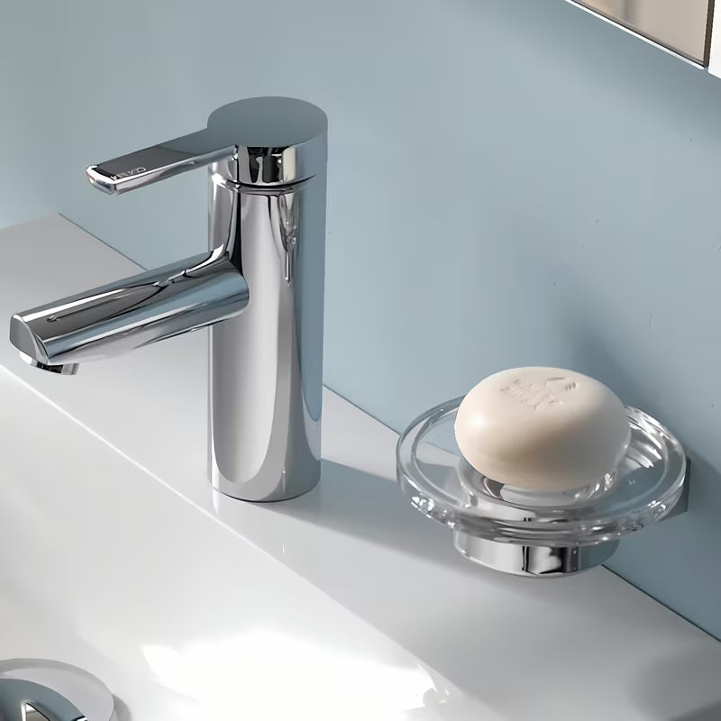 Kromirana zidna posuda za sapun Keuco Moll s uklonjivom kristalnom posudicom