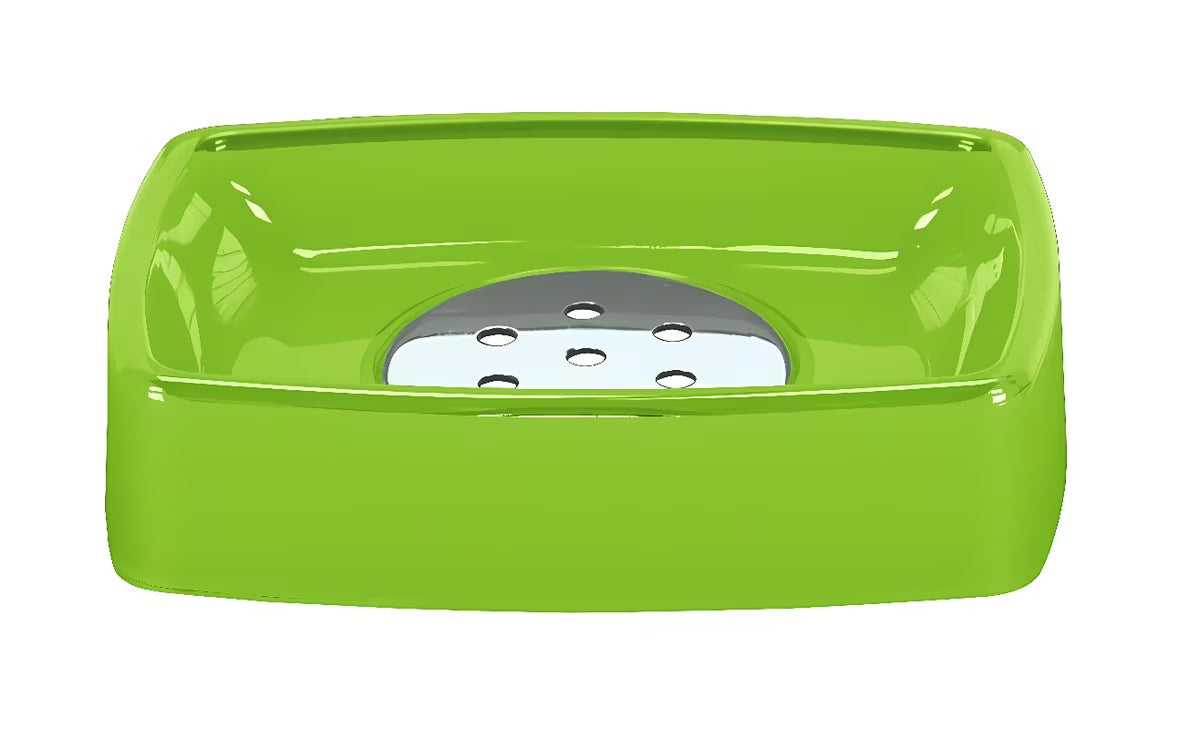 Zelena posuda za sapun Kleine Wolke Easy kao dekorativni dodatak kupaonici