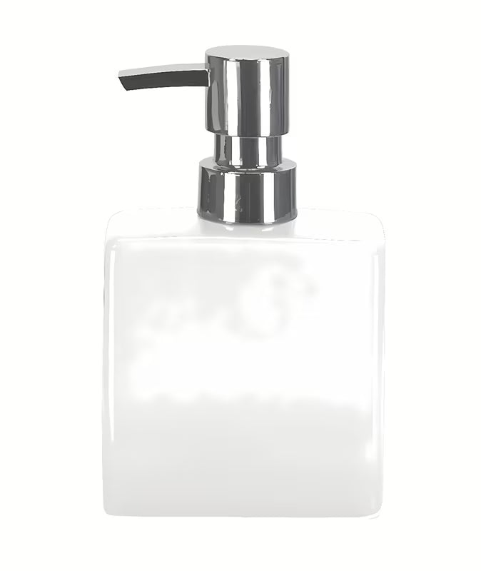 Bijeli samostojeći dozator za tekući sapun Kleine Wolke Flash jednostavnog dizajna