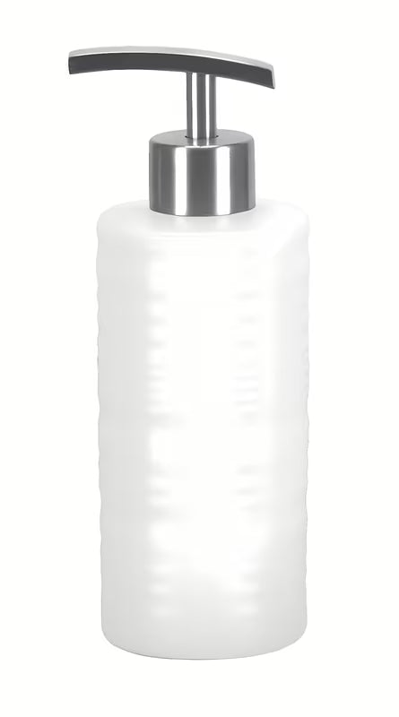 Bijeli samostojeći dozator za tekući sapun Kleine Wolke Sahara jednostavnog elegantnog dizajna