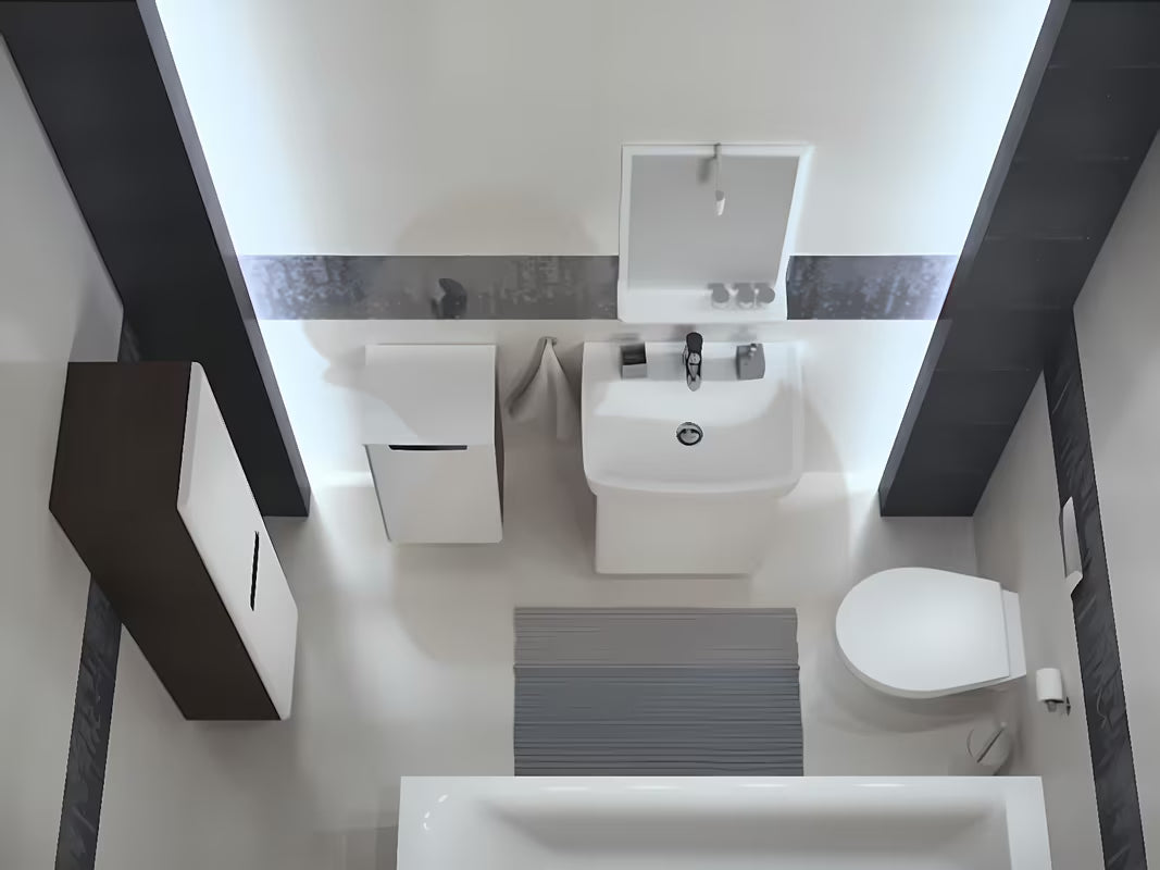 Bijeli namještajni keramički umivaonik Kolo Rekord 60 x 45 cm s otvorom za pro slavinu u sredini