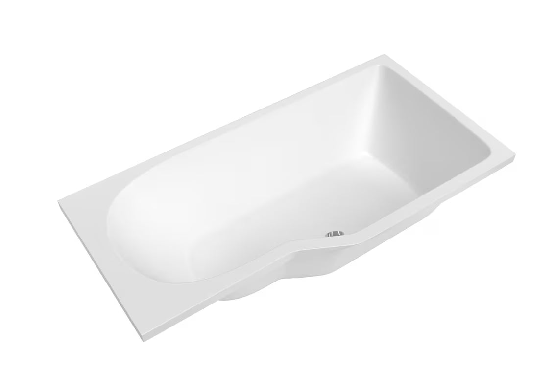 Laguna Beáta Plus asimetrična kutna kada desna 160x80 cm od lijevanog akrilata PMMA sa sjajnom površinom