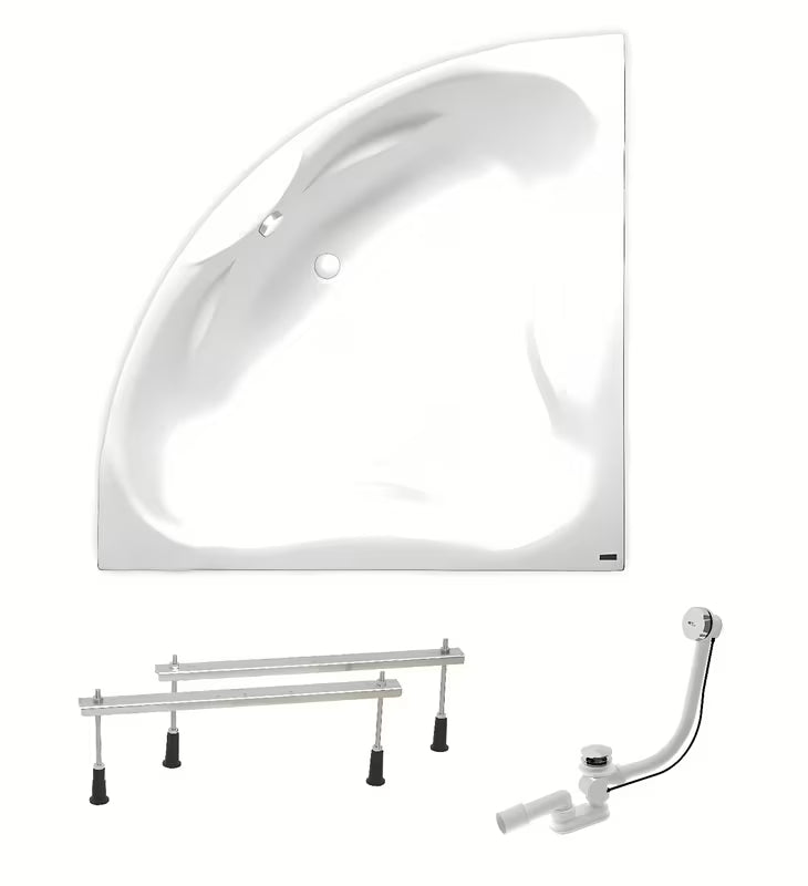 Kutna akrilna kada Laguna Cornelia 140 x 140 cm u lijevoj i desnoj izvedbi