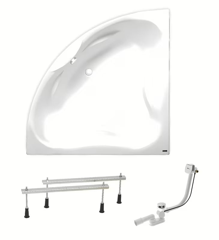 Kutna akrilna kada Laguna Cornelia 140x140 cm u lijevoj i desnoj izvedbi