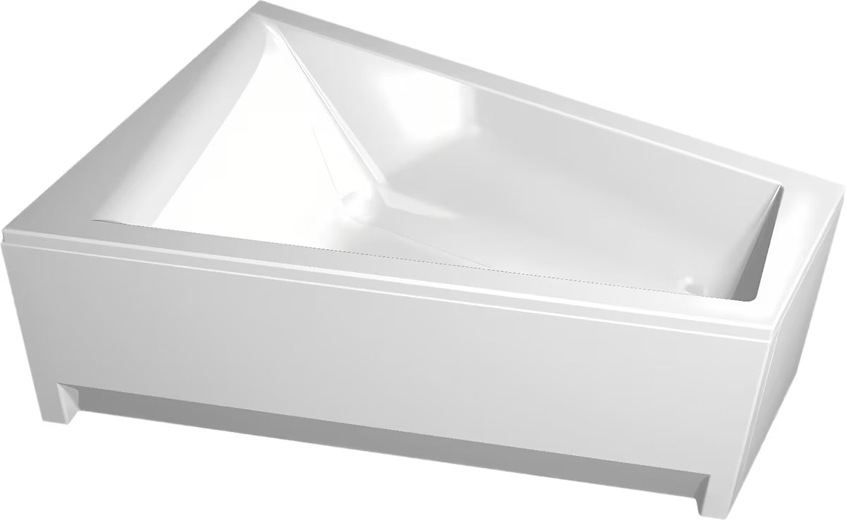 Bijela akrilna obloga za kadu Laguna Idea Plus pro za uredno prekrivanje bočne strane kade.