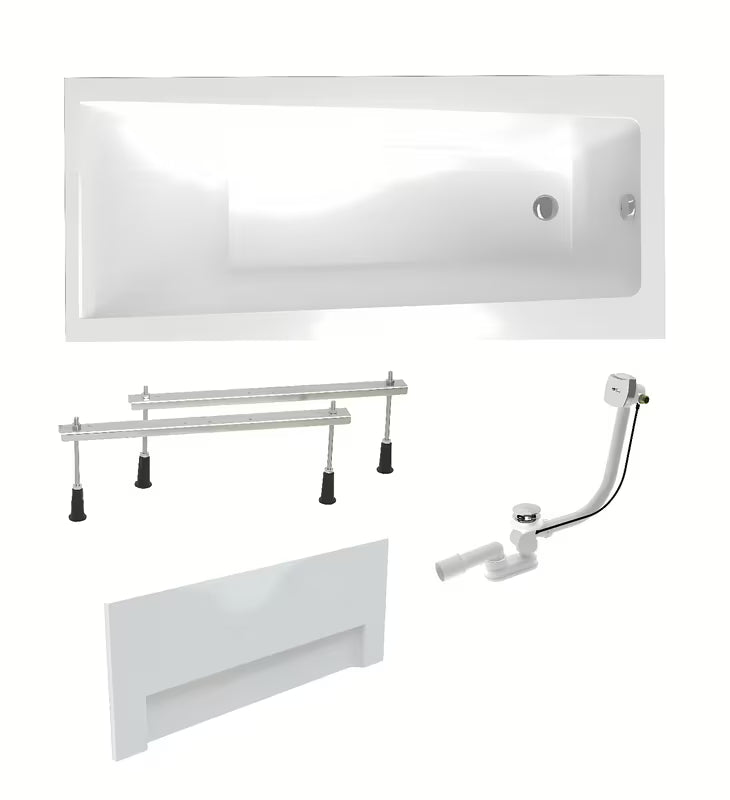 Pravokutna akrilna kada Laguna Idea Plus 170 x 75 cm s mogućnošću lijeve i desne orijentacije