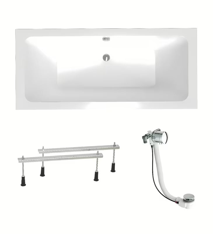 Laguna Nora Plus pravokutna akrilna kada 180 x 80 cm u lijevoj i desnoj izvedbi