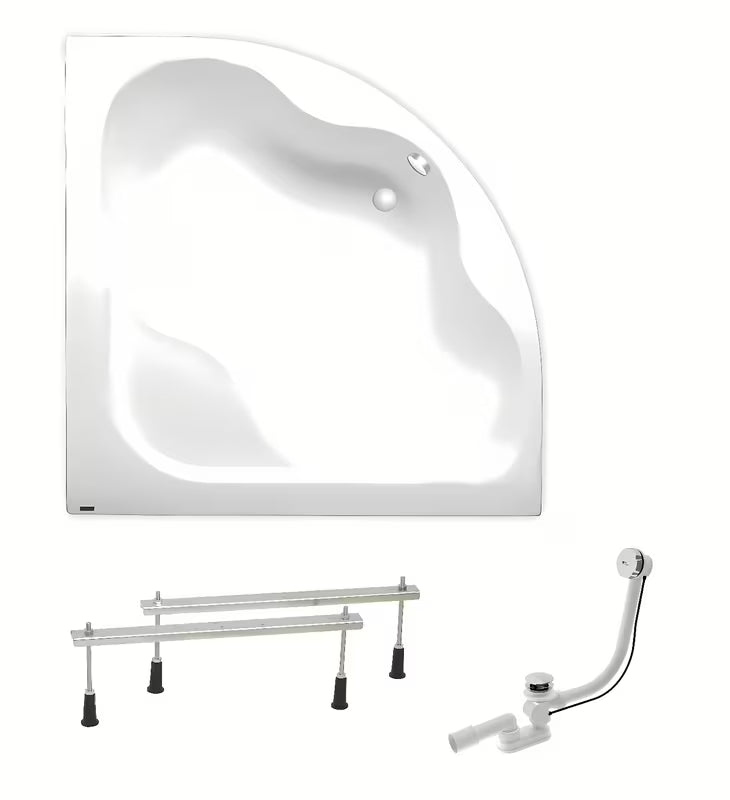 Kutna akrilna kada Laguna Samanta Plus 140 x 140 cm pro za lijevu i desnu orijentaciju