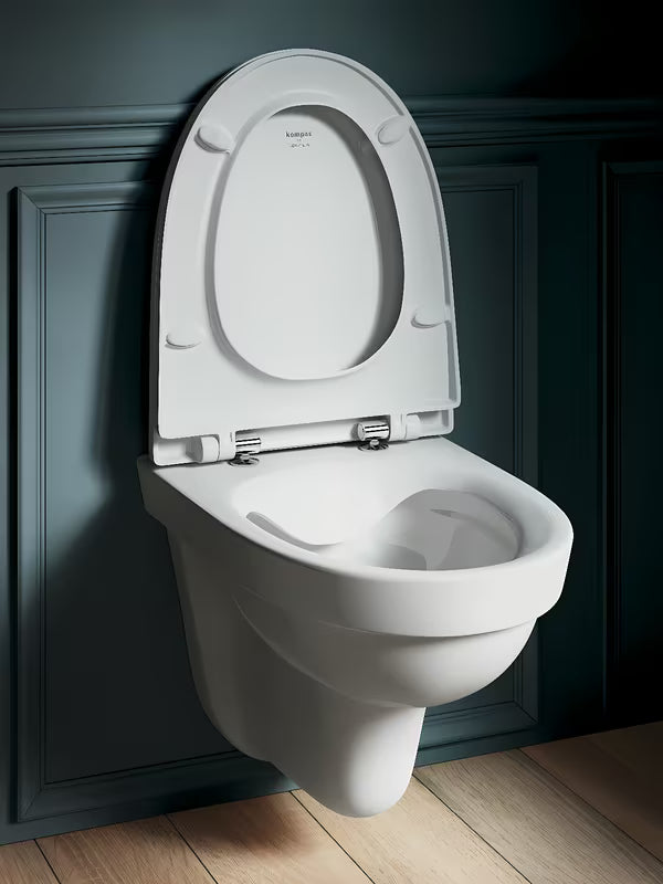 Bijeli viseća WC školjka Laufen Pro Nordic bez sustava za ispiranje sa štedljivim ispiranjem 2/4 l