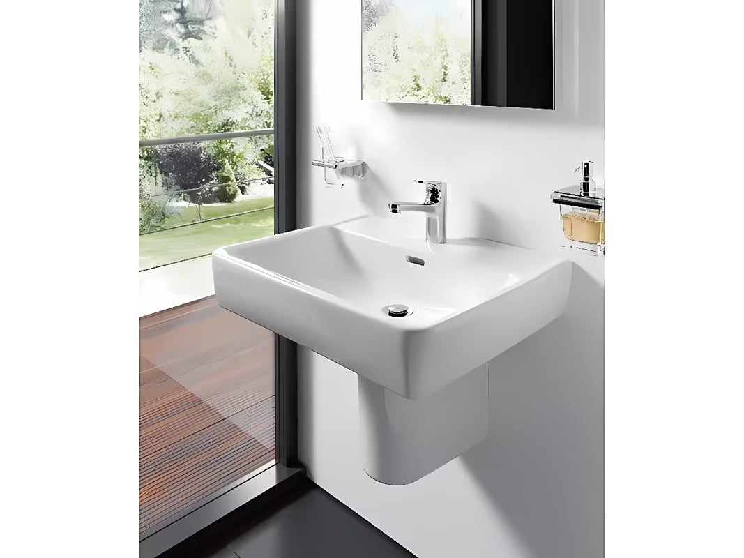 Laufen Pro keramički viseći umivaonik 60x48 cm sa središnjim otvorom za pro slavinu i preljevom