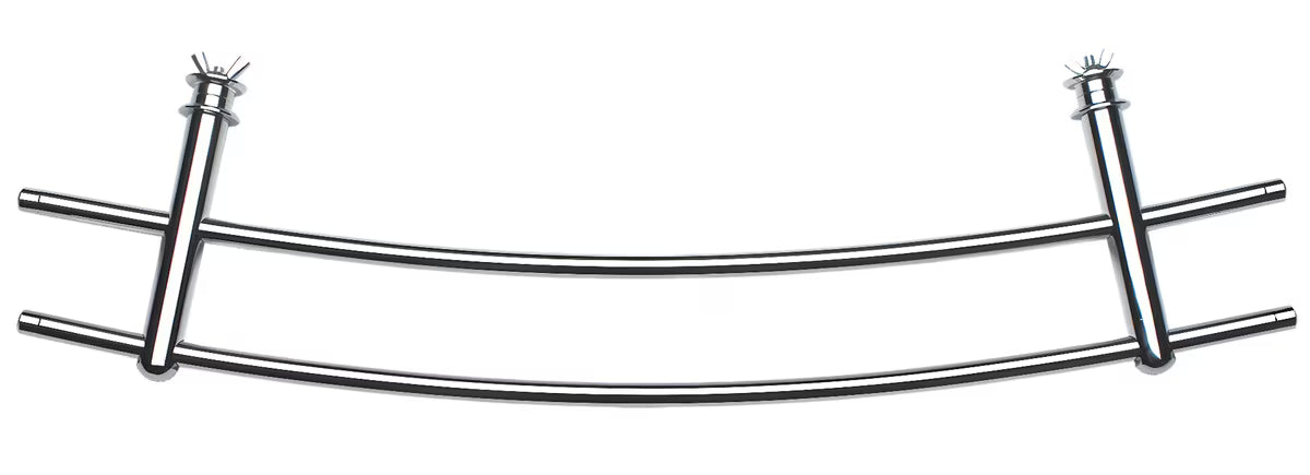 Kromirani lučni držač ručnika Multi za kupaonski radijator pro za praktično vješanje i sušenje ručnika.