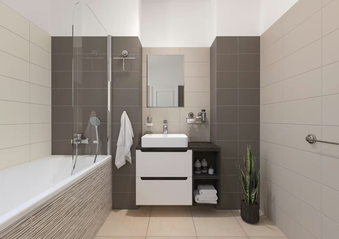 Zidna polica Multi Ecoloc u krom izvedbi s vakuumskom čašicom pro montažu bez bušenja