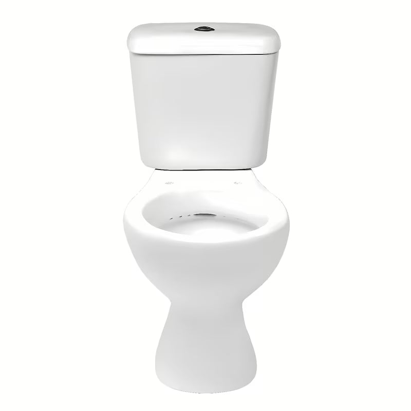 Bijeli WC kombi Multi Eur s donjim odvodom u pod i vodokotlićem uključujući ventile