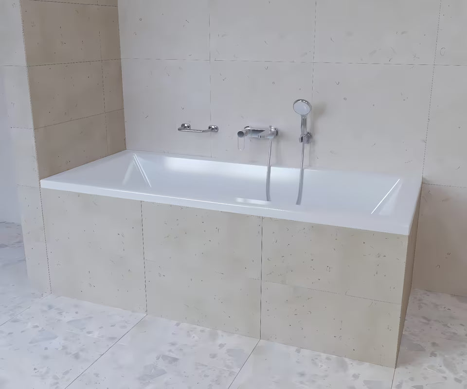 Kromirani zidni ručka Multi za kupaonicu pro za sigurnije kretanje i lakše ustajanje.