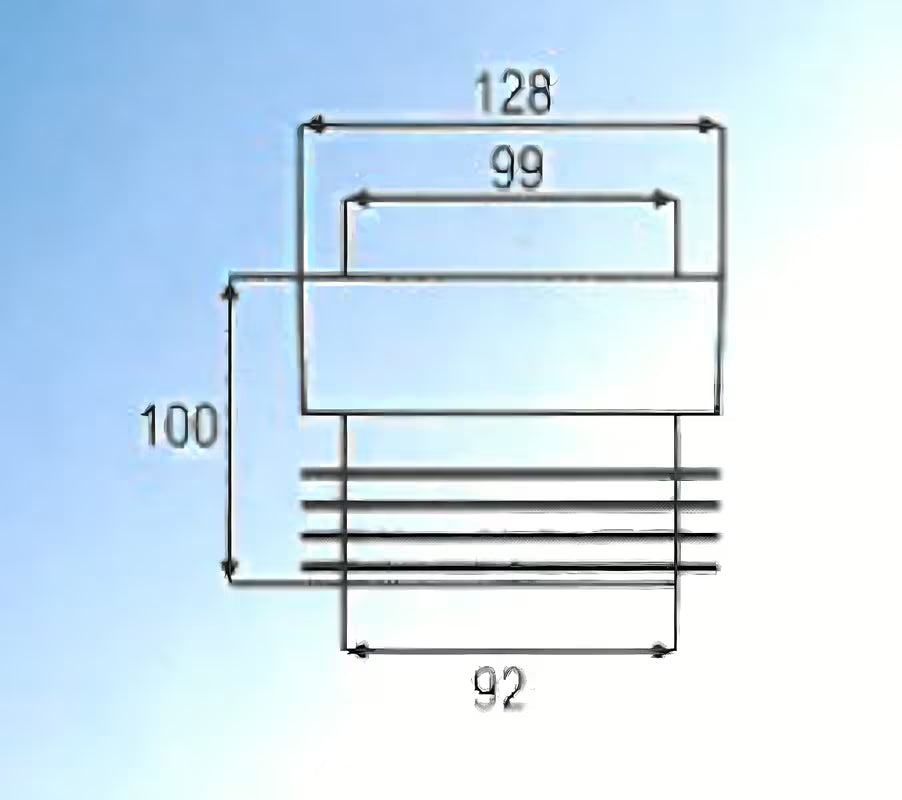 Vanjska ravna gumena manžeta za WC pro za priključak odvoda u cijev 110 mm