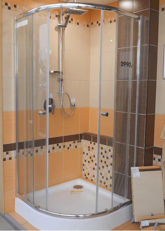 Bijela četvrtokrugla akrilatna tuš kada Multi Abs 90x90 cm s protukliznim utorima