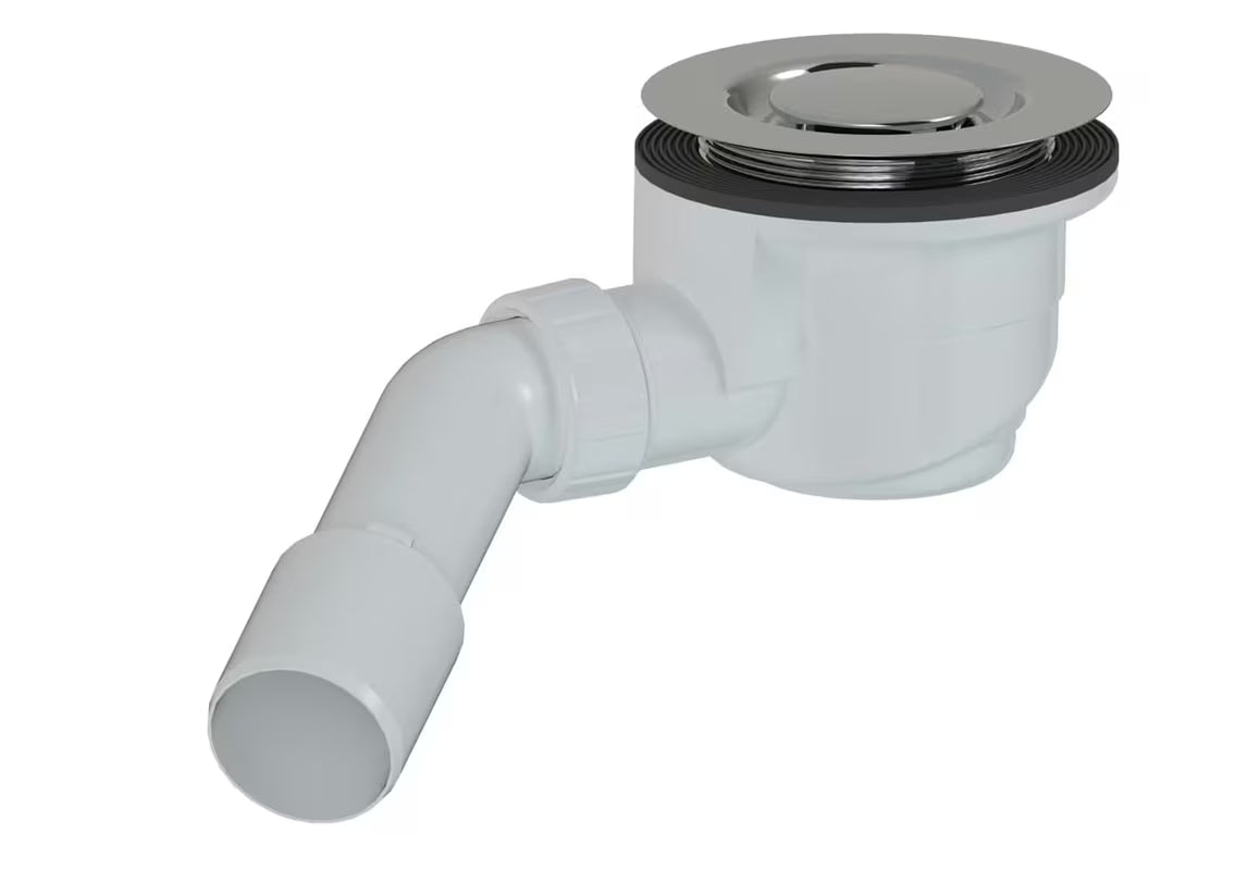 Multi sifon za tuš kadu u krom izvedbi s dizajnerskim pokrovom