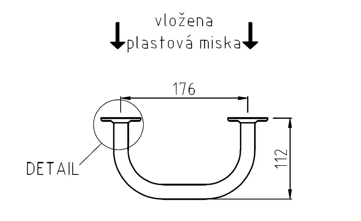 Elegantni zidna posuda za sapun Multi u krom izvedbi sa zaobljenim dizajnom