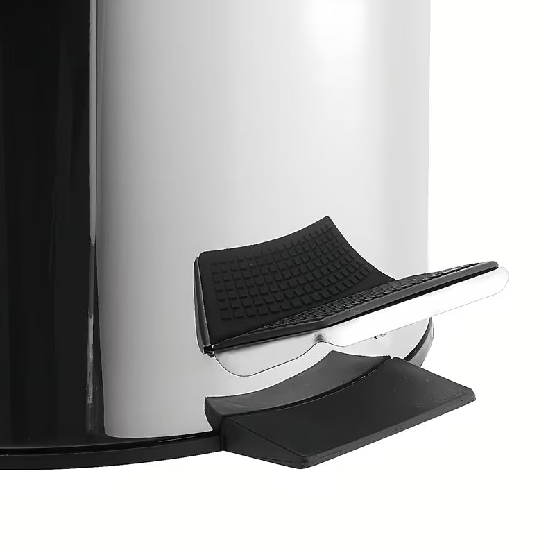 Kromirani kanta za otpad Multi s tehnologijom soft Close i uklonjivom posudom u sjajnoj izvedbi.