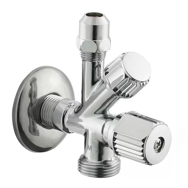 Kombinirani kutni ventil Multi s ventilom za perilicu pro priključak vode i uređaja