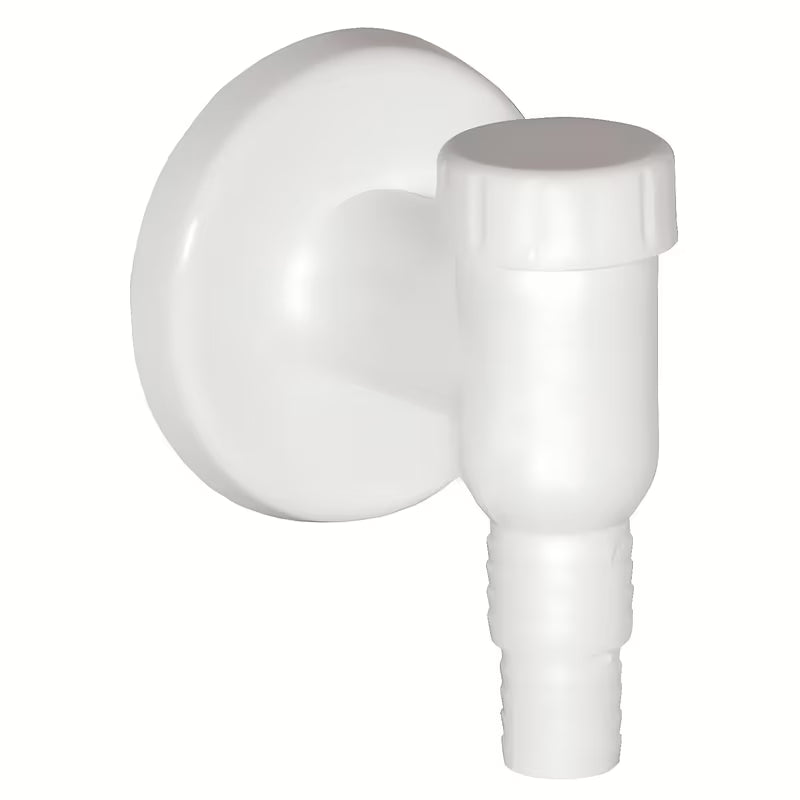 Bijeli vanjski sifon SIKO Multi pro za priključak perilice rublja ili posuđa