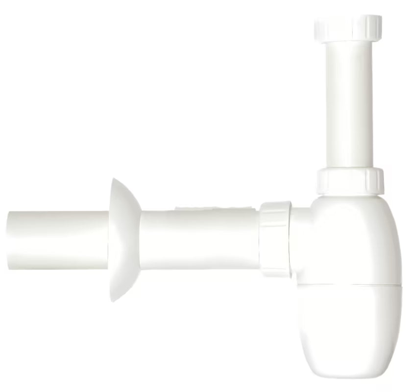 Bijeli sifon za sudoper sifon Multi u izvedbi 6/4x50 bez dovoda