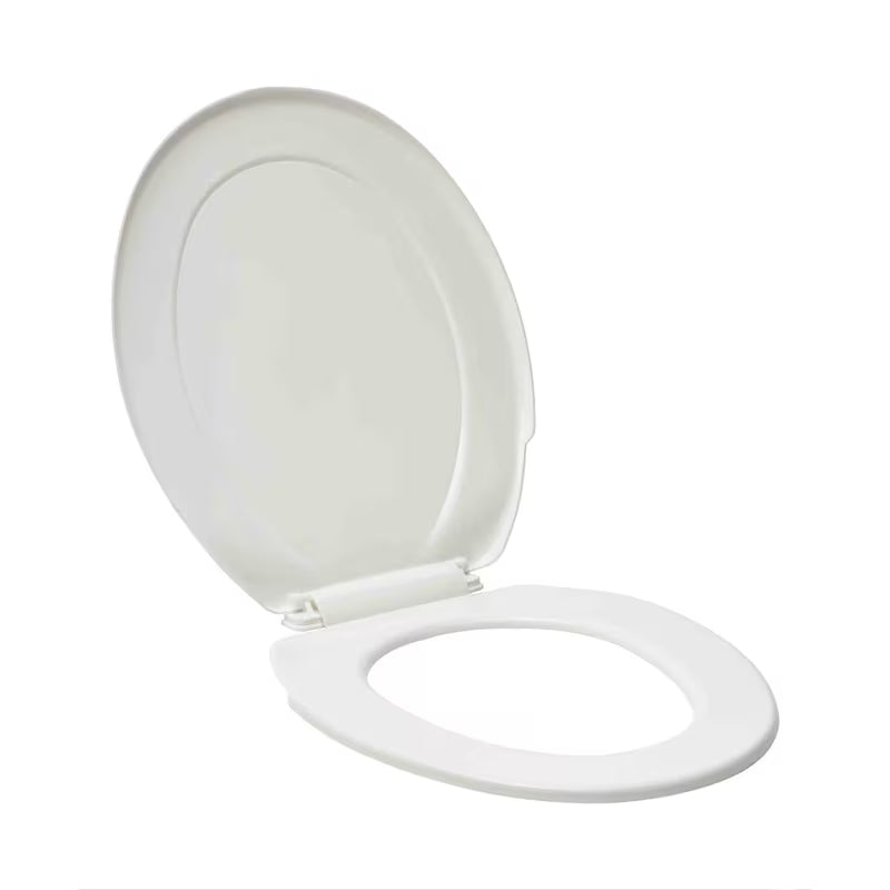 Bijelo WC daska Multi od termoplasta s plastičnim šarkama i skrivenim pričvršćenjem