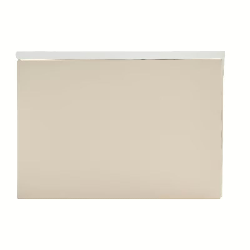 Viseća kupaonski ormarić s umivaonikom Naturel Austen 120x35x52 cm u mat bež boji