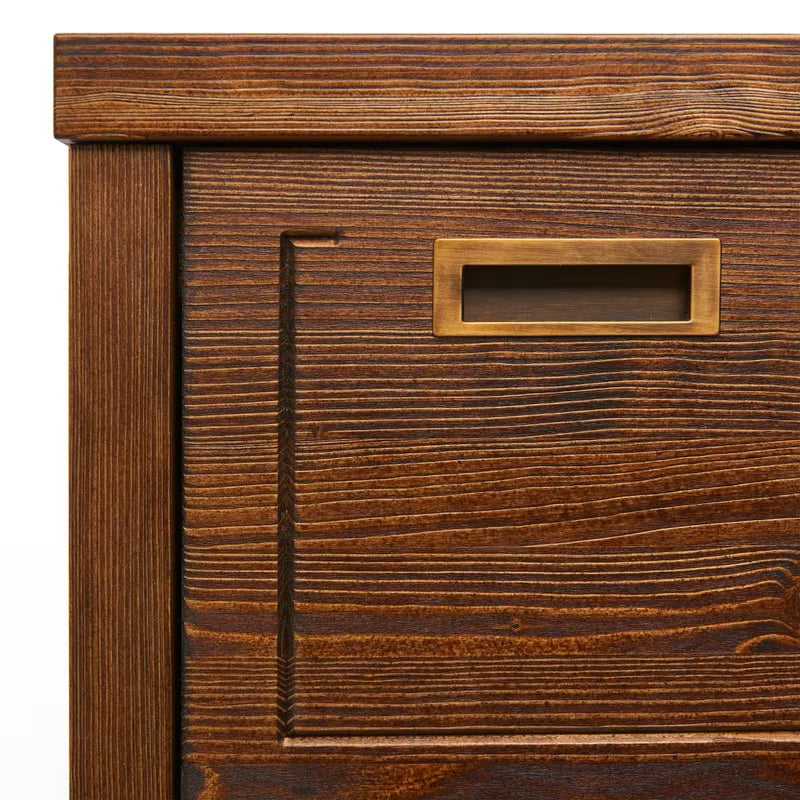 Kupaonski ormarić Naturel Country 40x40x72,5 cm od masivnog drva u nijansi palisandra