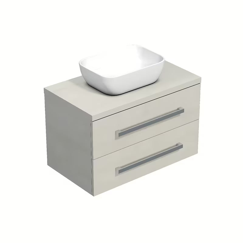 Viseća kupaonski ormarić Naturel Cube Way s pločom u dekoru hrast chamonix i ladicama