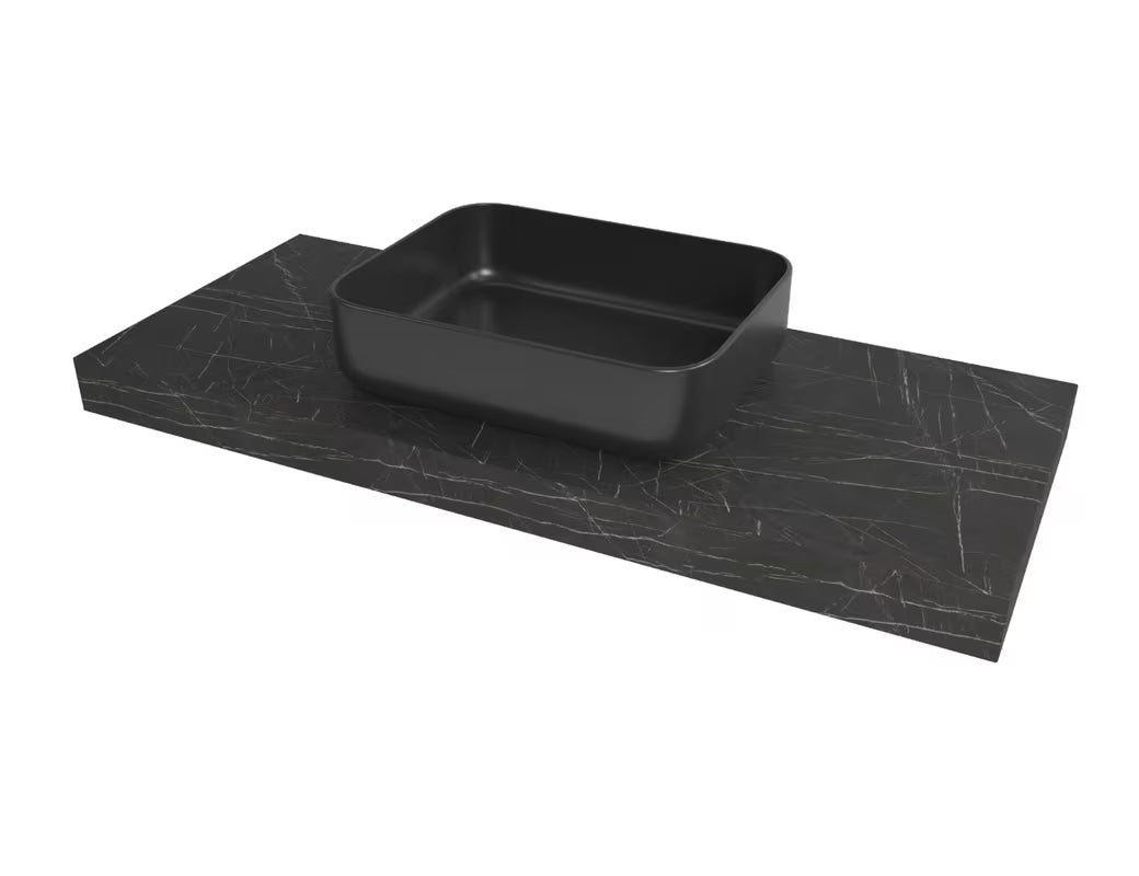 Ploča za umivaonik Naturel Dolce 120x50x8 cm u izvedbi Pietra Grigia s mat površinom