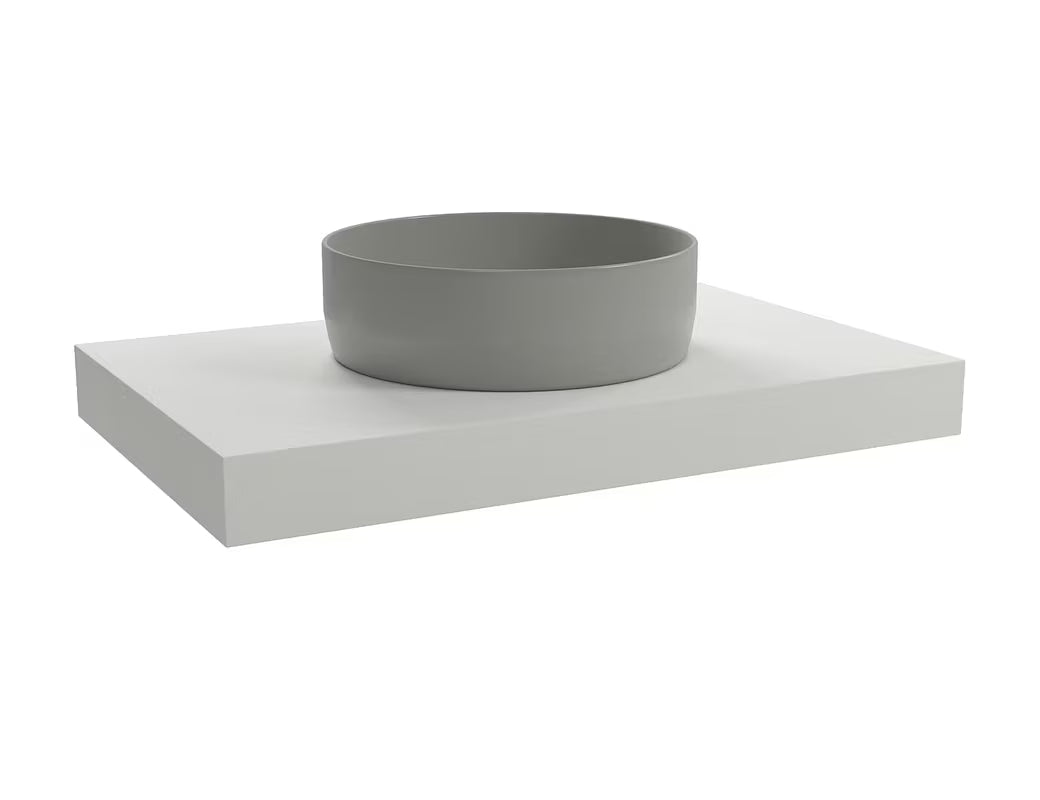 Naturel Dolce viseća ploča za umivaonik 80x50x8 cm u mat bijeloj boji (white matt)