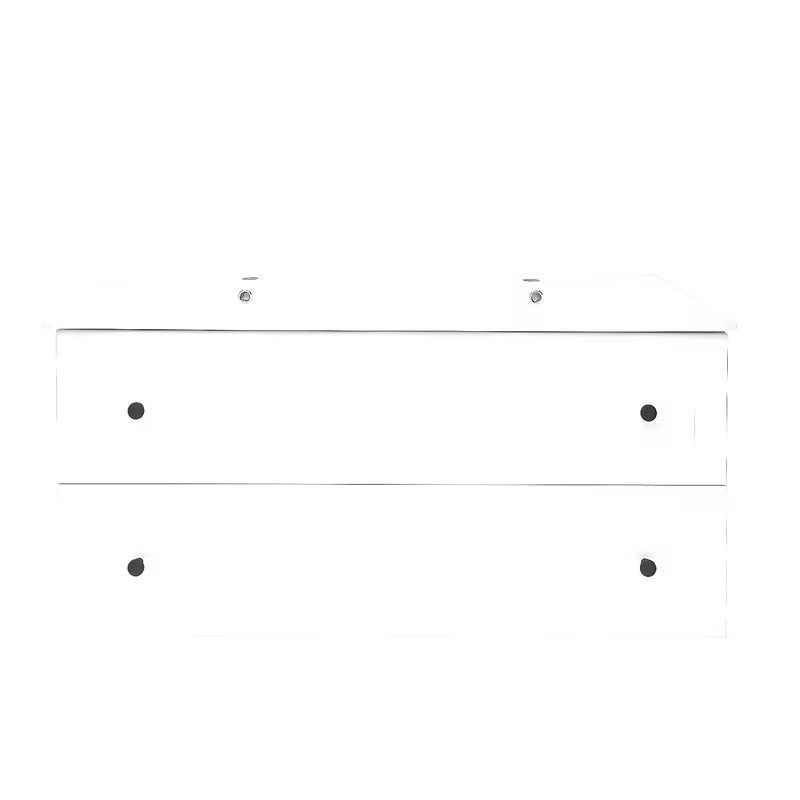 Bijela viseća kupaonski ormarić Naturel Forli s keramičkim umivaonikom 120x53x46 cm