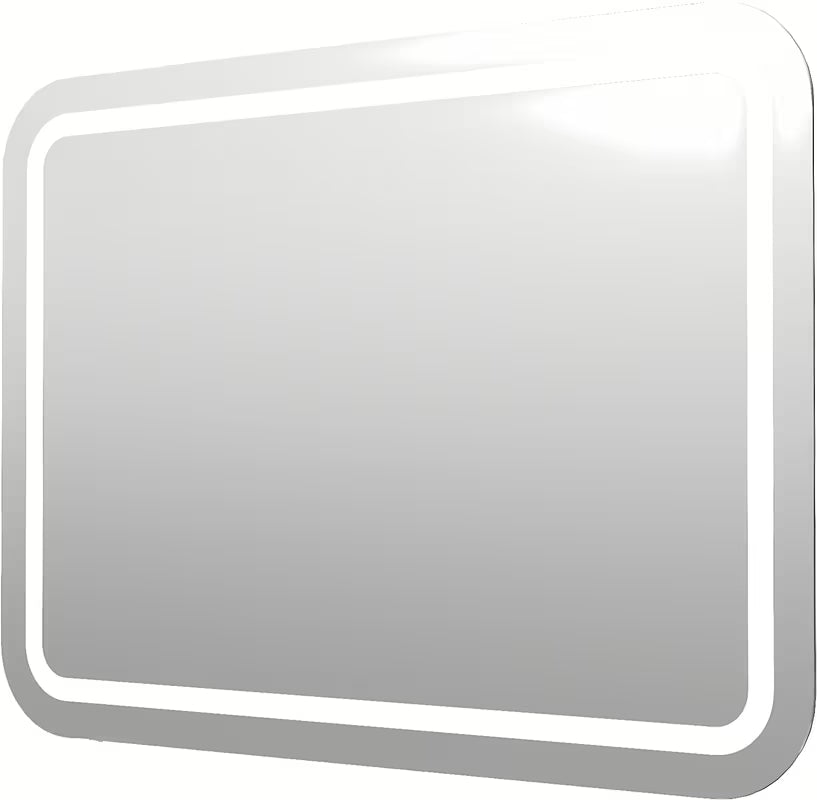 Pravokutno kupaonsko LED ogledalo Naturel Iluxit 100x70 cm sa senzorom i grijanjem protiv zamagljivanja