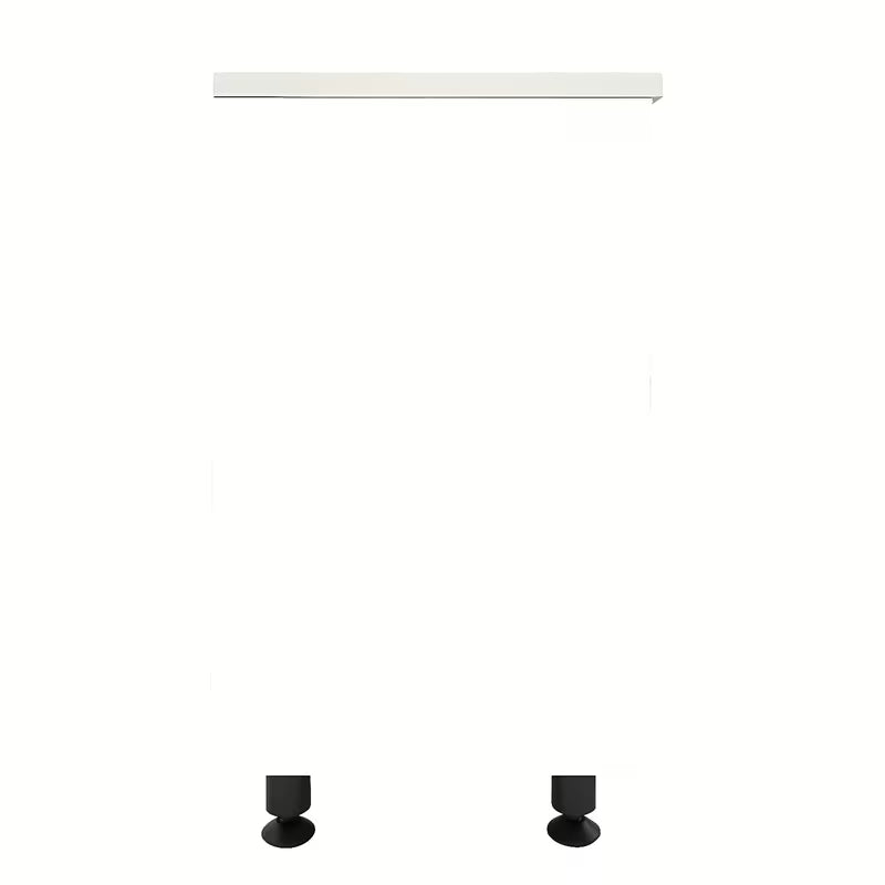 Bijeli kupaonski ormarić s umivaonikom Naturel Lucca u sjajnoj izvedbi, dimenzija 59x70x45 cm.