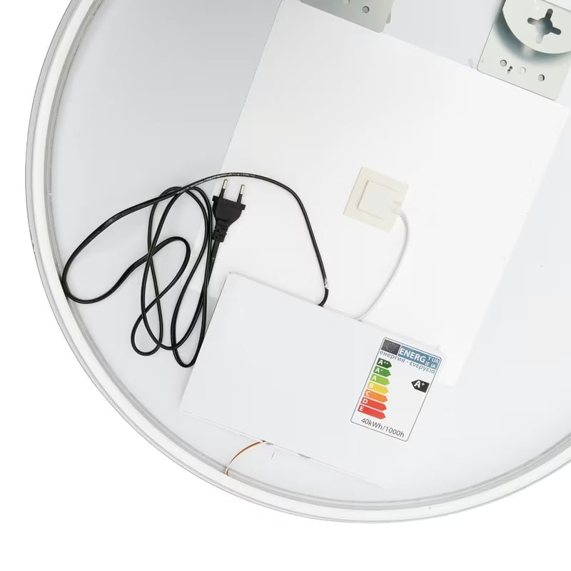 Okruglo LED ogledalo Naturel Project 60x60 cm sa senzorom i folijom protiv zamagljivanja