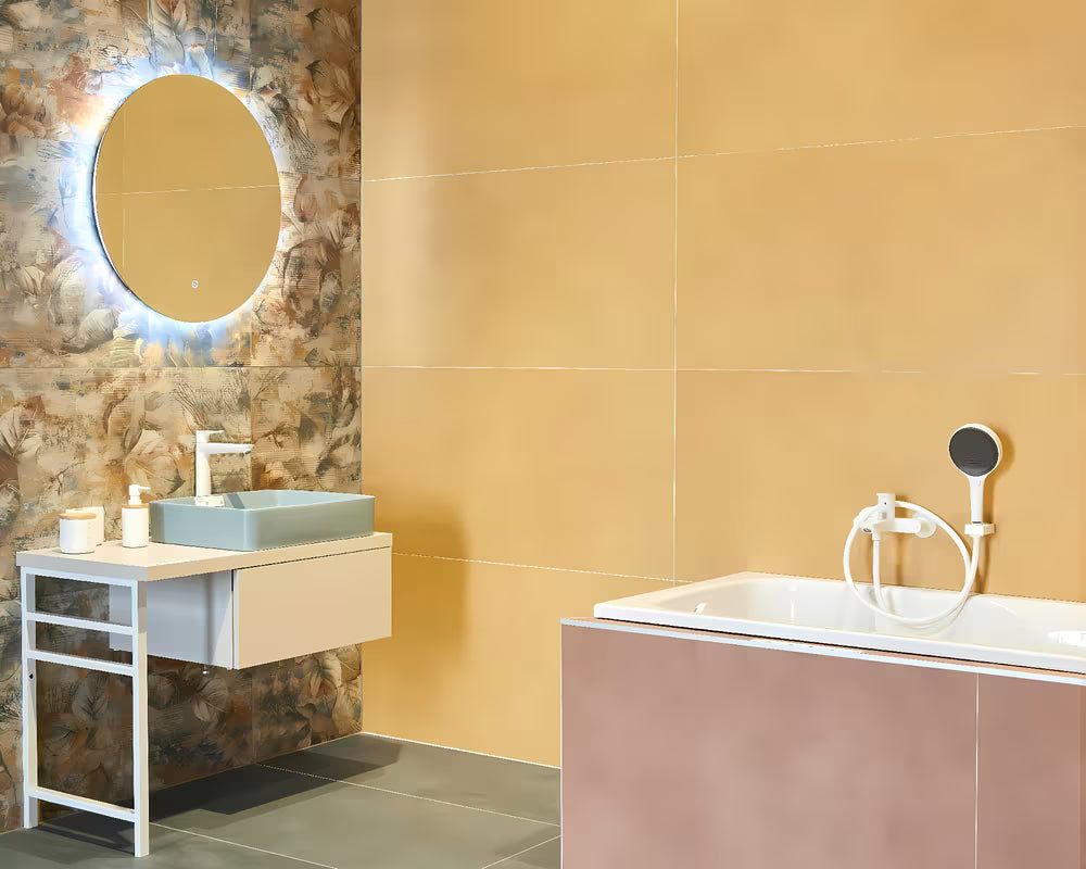 Okruglo LED ogledalo Naturel Project 60x60 cm sa senzorom i folijom protiv zamagljivanja