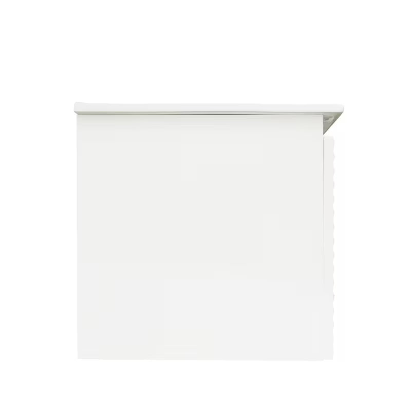 Viseća kupaonski ormarić Naturel Savona s dvostrukim umivaonikom u sjajno bijeloj izvedbi