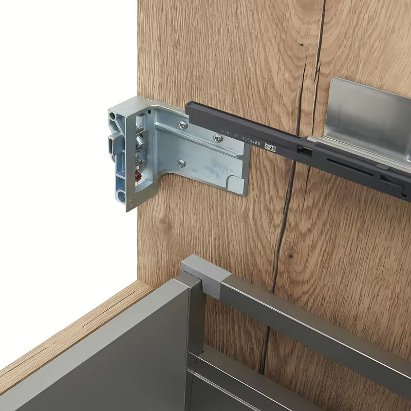 Viseća kupaonski ormarić Naturel Savona s keramičkim umivaonikom u dekoru hrasta halifax mat