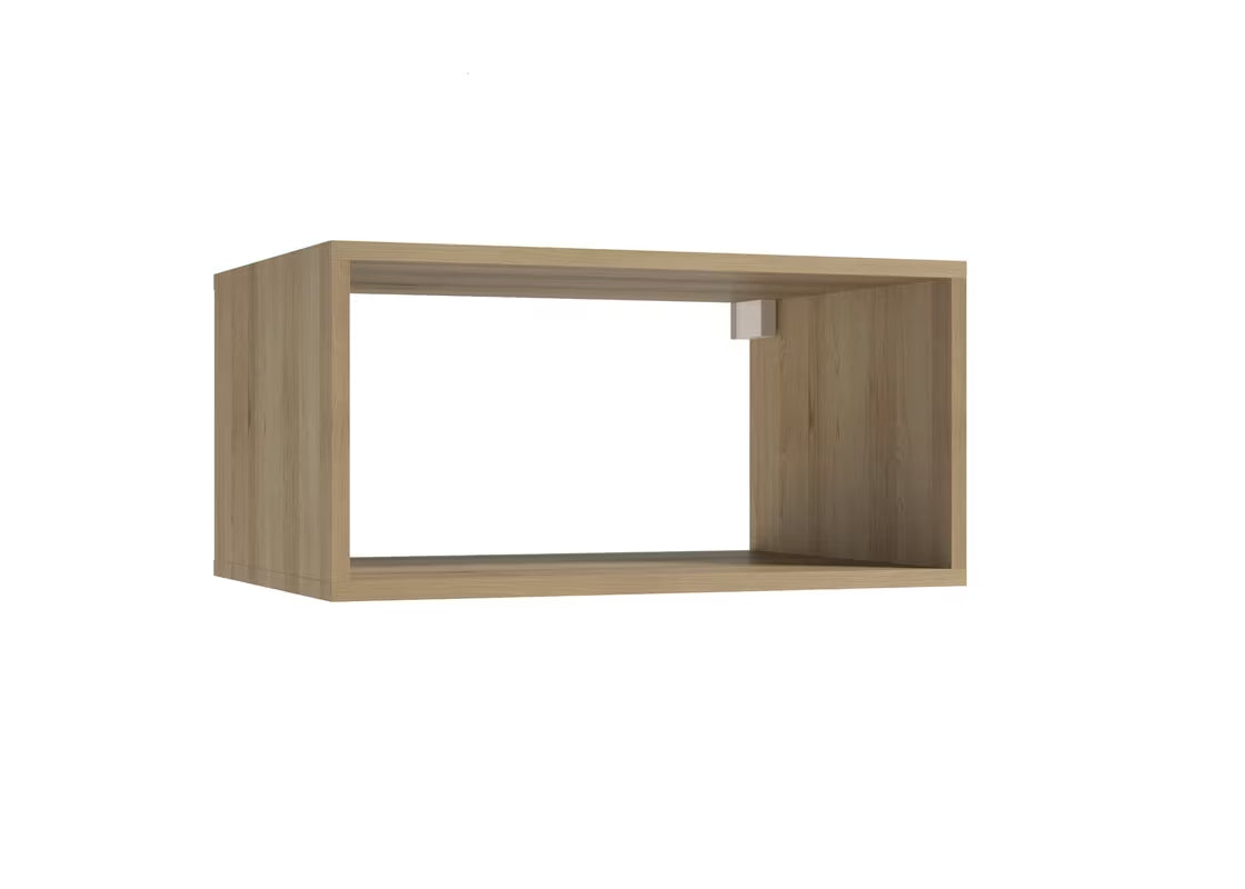 Naturel Stilla viseći kupaonski regal s policama u smeđoj boji, dimenzija 30x60x44 cm