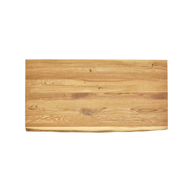 Masivna hrastova ploča za umivaonik Naturel Wood s površinskom obradom uljem s tvrdim voskom