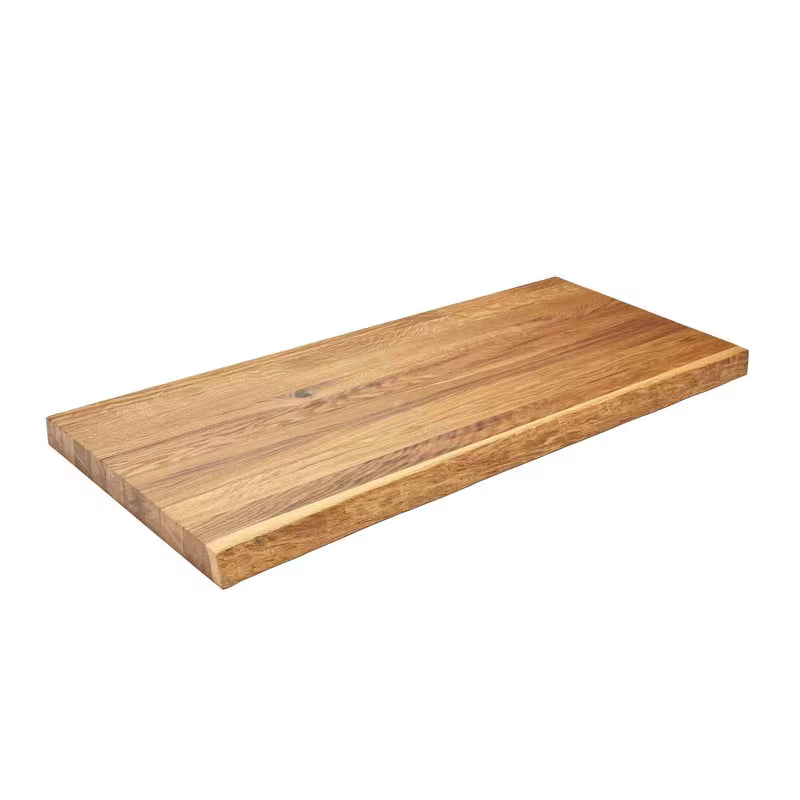 Masivna hrastova ploča za umivaonik Naturel Wood u mat prozirnoj uljenoj izvedbi