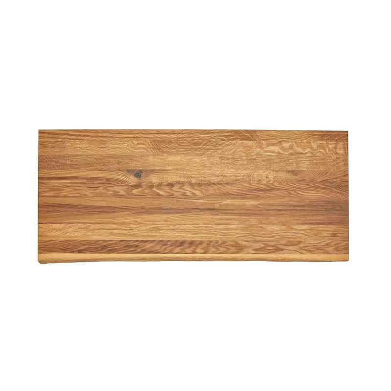 Masivna hrastova ploča za umivaonik Naturel Wood u mat prozirnoj uljenoj izvedbi